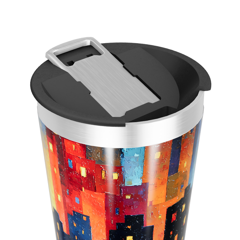 Copo Térmico - Cidade Colorida Inox