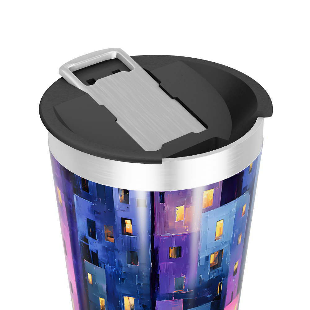 Copo Térmico - Estampa Noturna Colorida