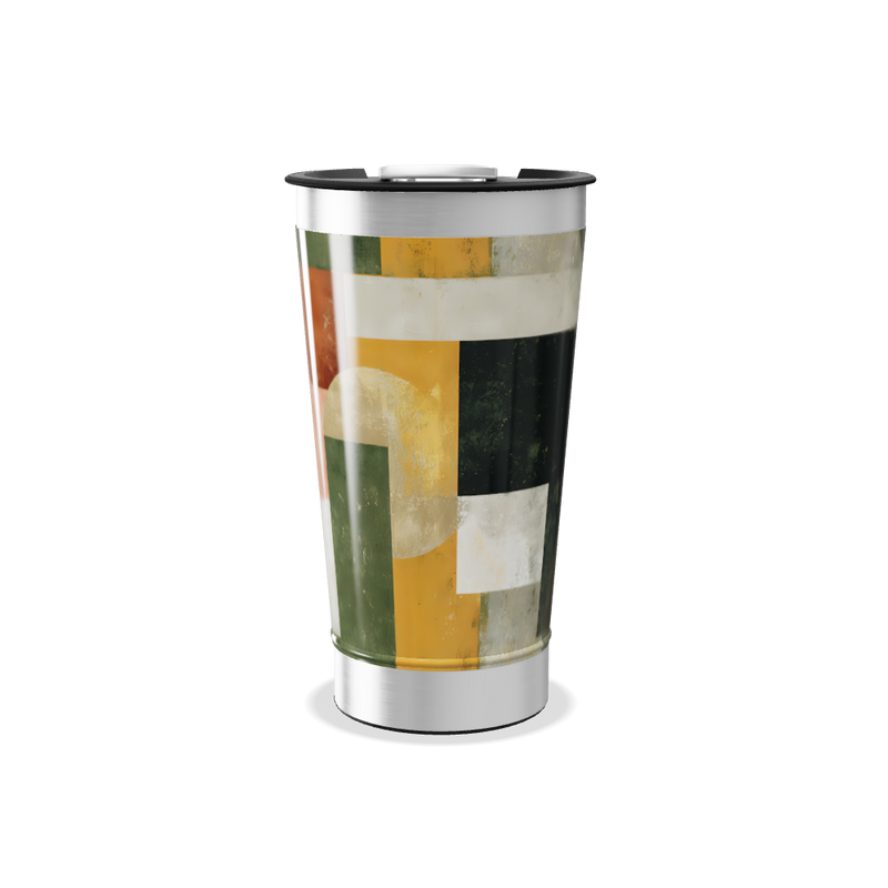 Copo Térmico - Estampa Geométrica Colorida