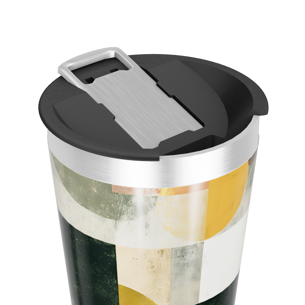 Copo Térmico - Estampa Geométrica Colorida