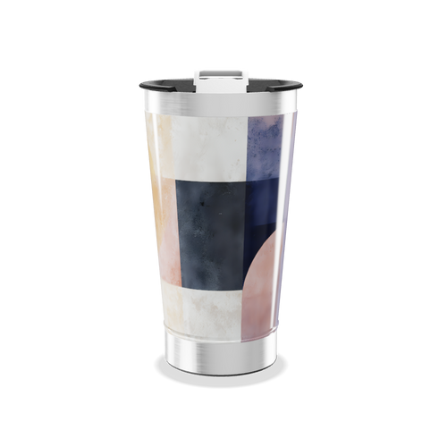 Copo Térmico - Estampa Geométrica Colorida