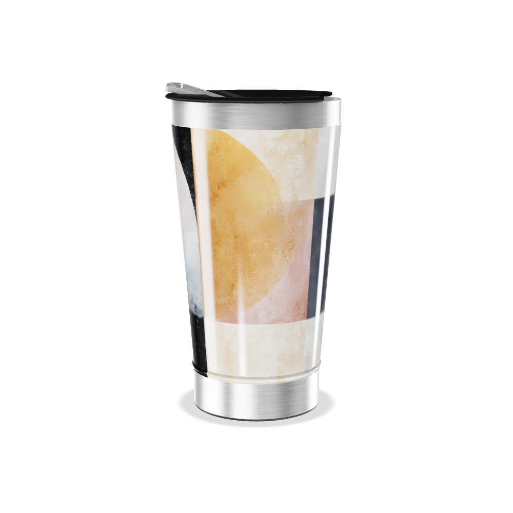 Copo Térmico - Estampa Geométrica Colorida