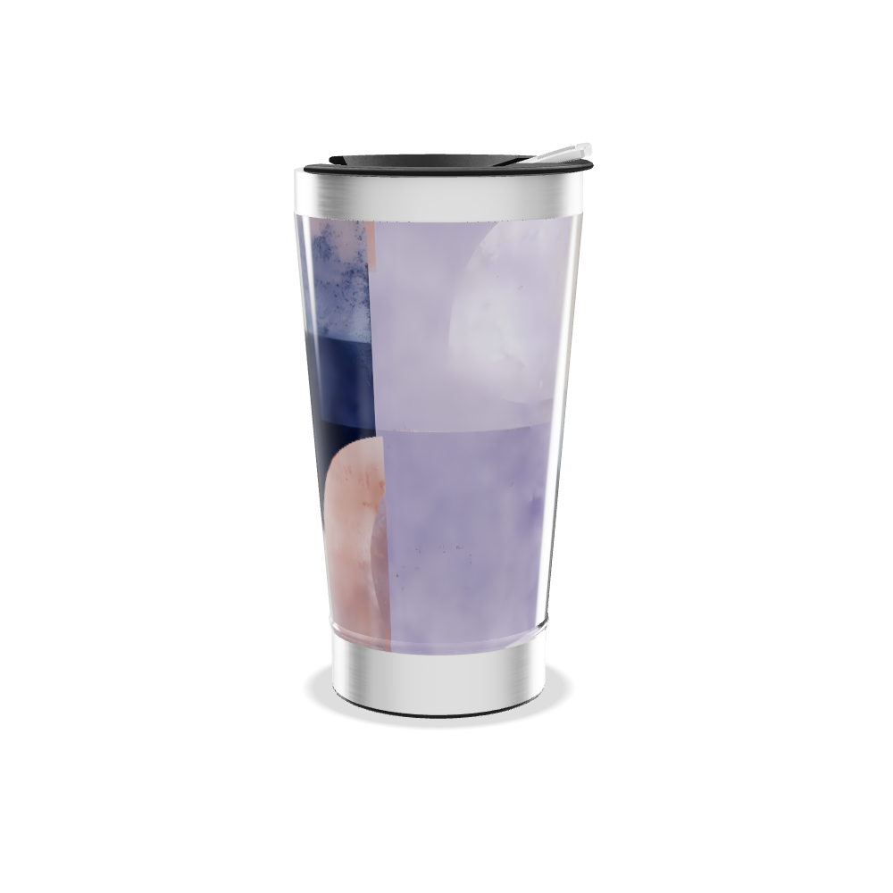 Copo Térmico - Estampa Geométrica Colorida