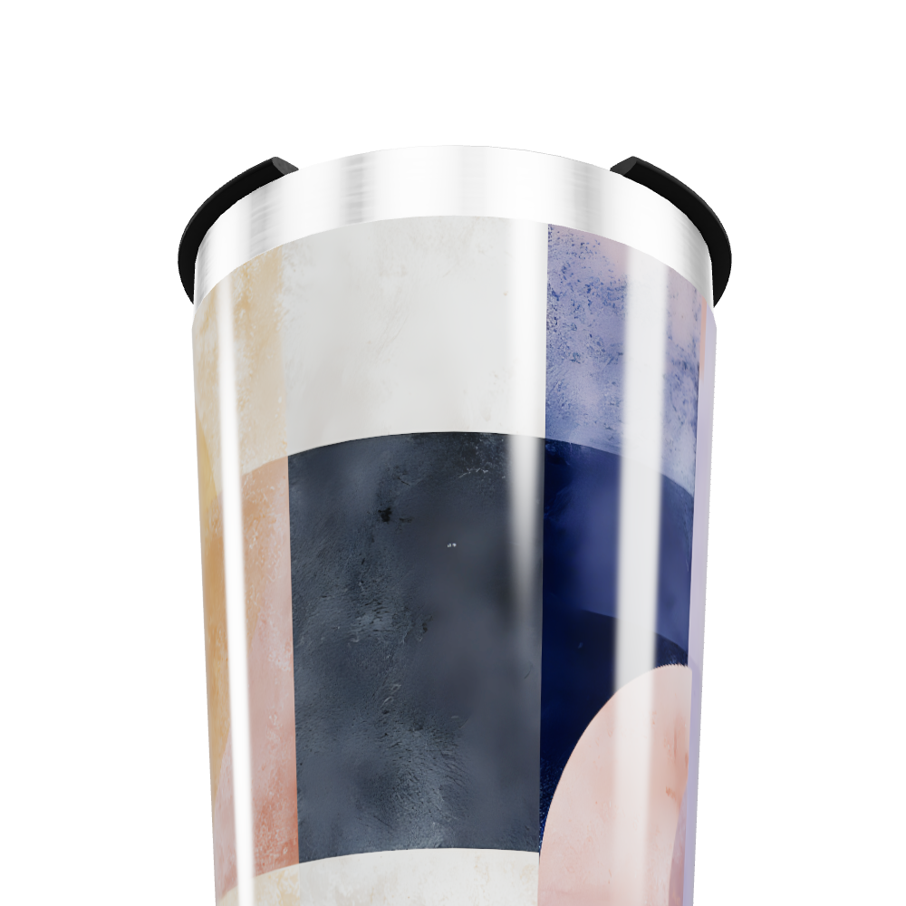 Copo Térmico - Estampa Geométrica Colorida