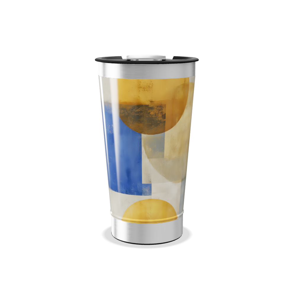 Copo Térmico - Estampa Geométrica Colorida