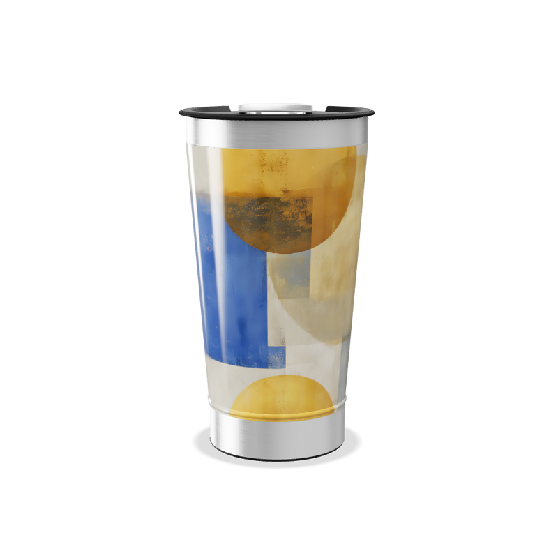 Copo Térmico - Estampa Geométrica Colorida
