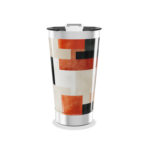 Copo Térmico - Estampa Geométrica Colorida