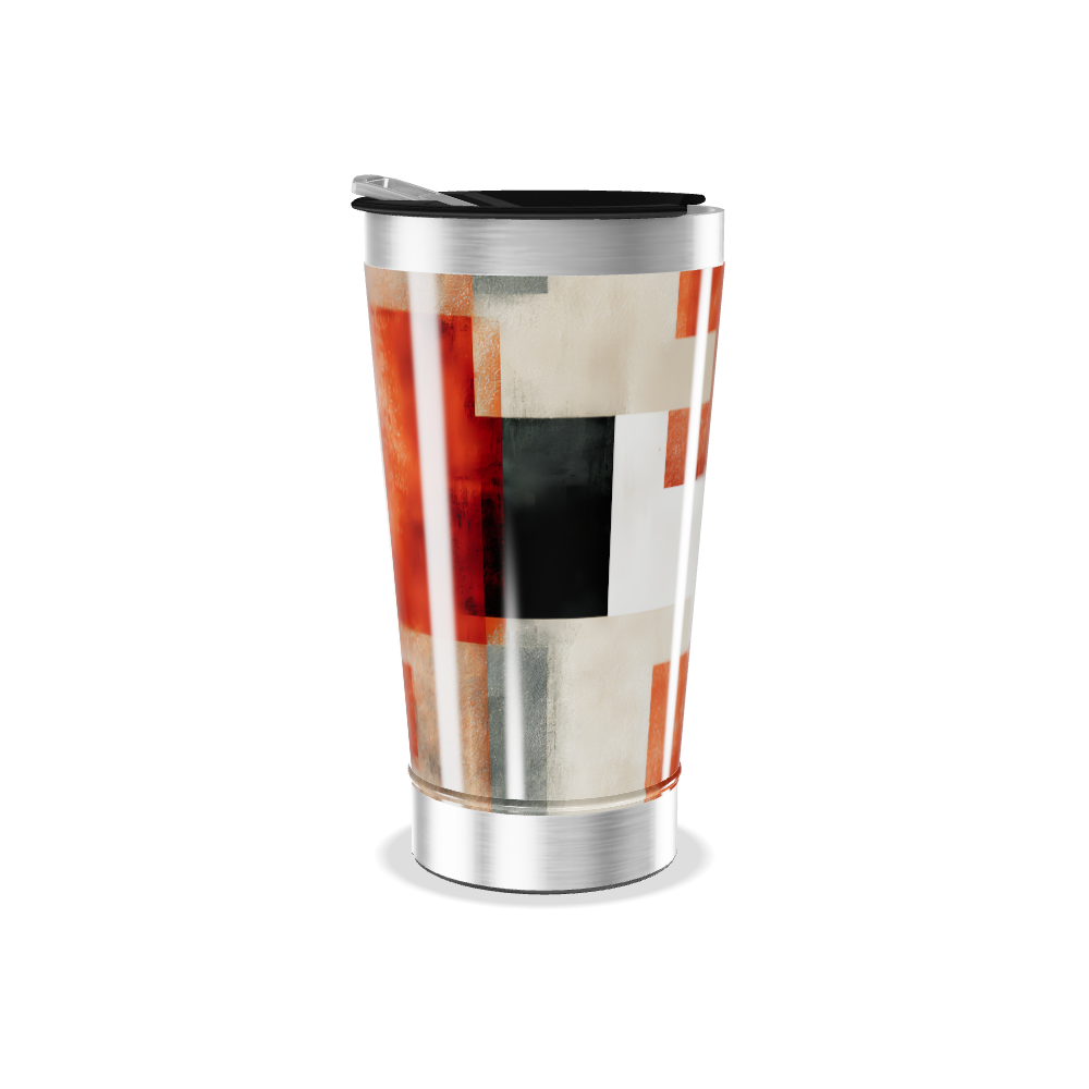 Copo Térmico - Estampa Geométrica Colorida