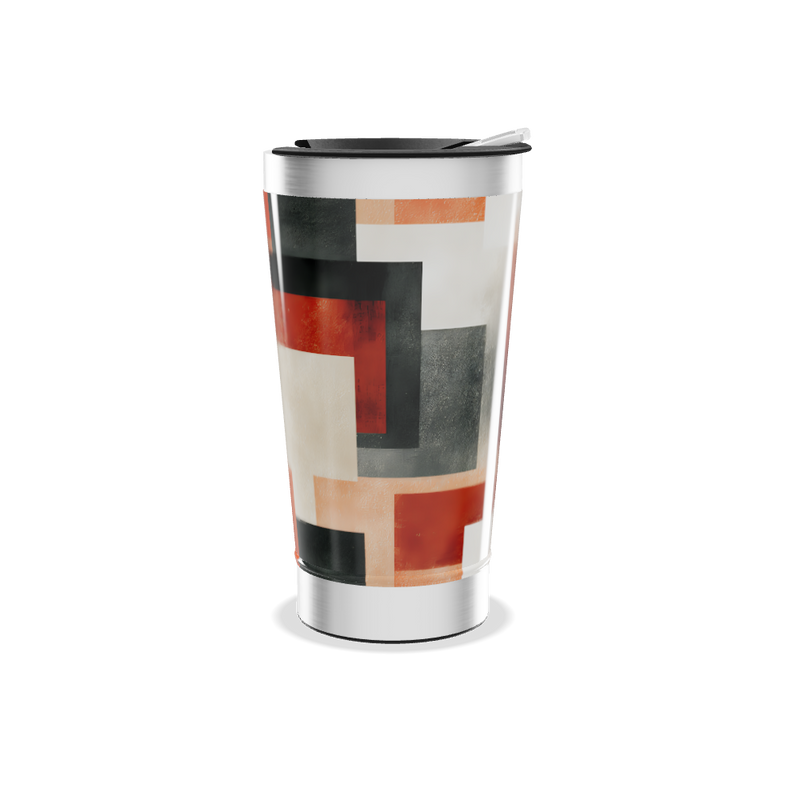 Copo Térmico - Estampa Geométrica Colorida