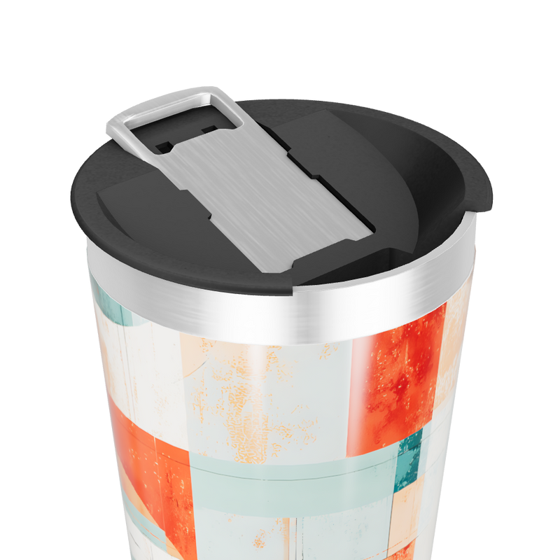 Copo Térmico - Estampa Geométrica Colorida