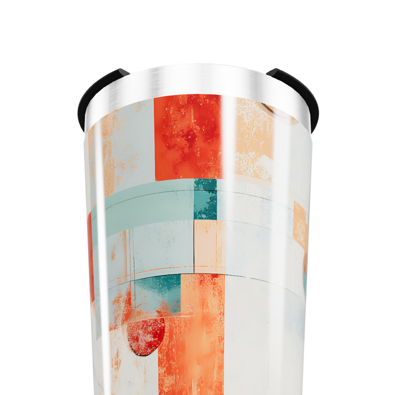 Copo Térmico - Estampa Geométrica Colorida