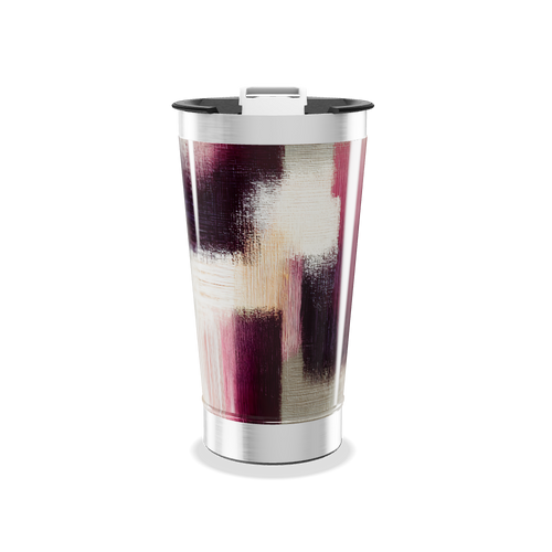 Copo Térmico - Estampa Abstrata Colorida