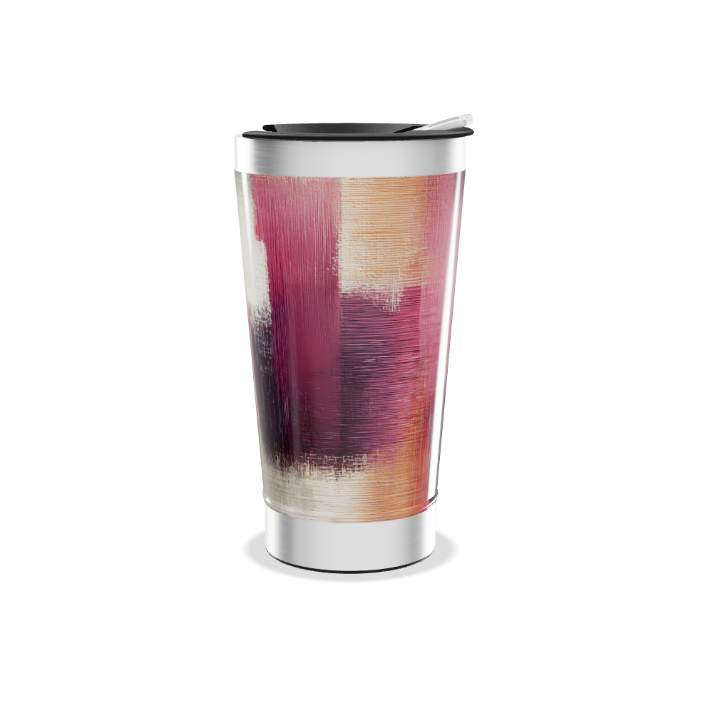 Copo Térmico - Estampa Abstrata Colorida