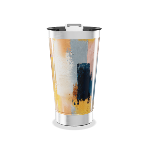 Copo Térmico - Abstrato Colorido Inox
