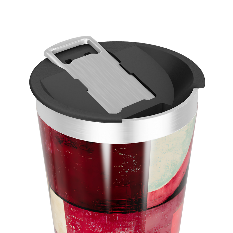 Copo Térmico - Estampa Geométrica Colorida