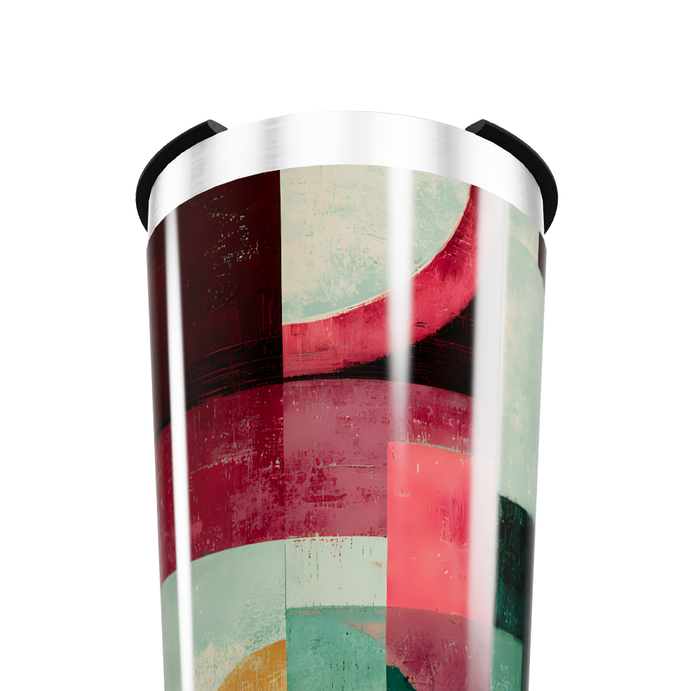 Copo Térmico - Estampa Geométrica Colorida