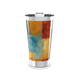 Copo Térmico - Estampa Abstrata Colorida