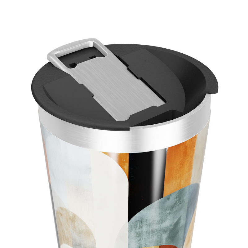 Copo Térmico - Estampado Multicolor Geométrico