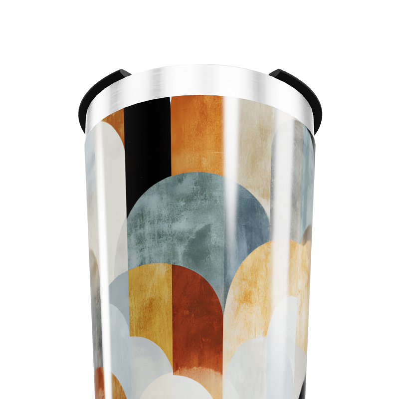 Copo Térmico - Estampado Multicolor Geométrico