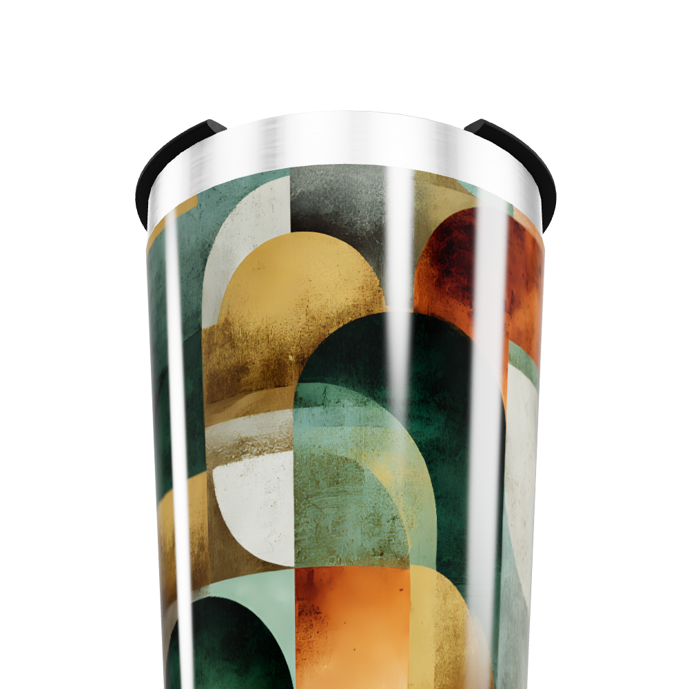 Copo Térmico - Estampa Geométrica Colorida