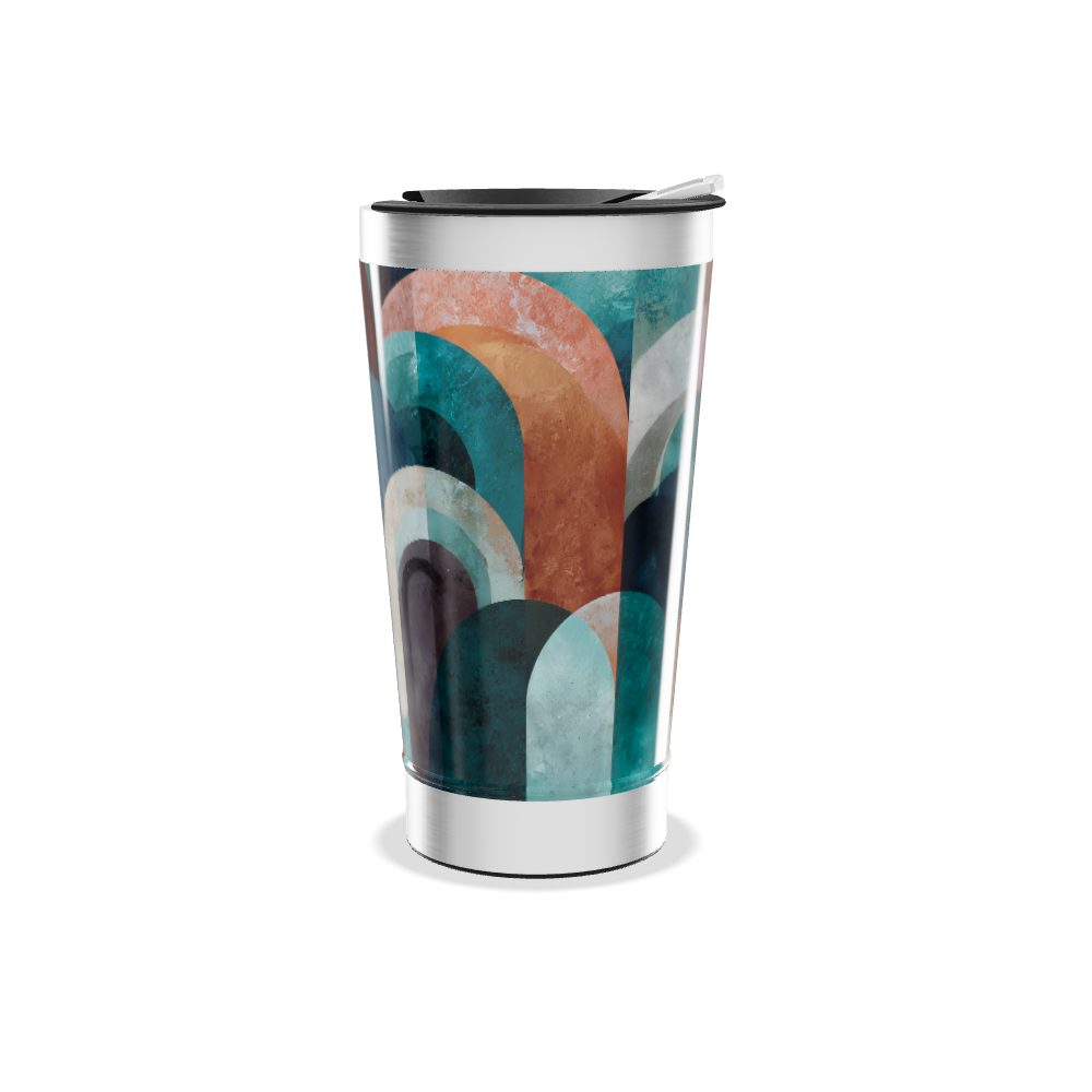 Copo Térmico - Estampado Arcos Coloridos