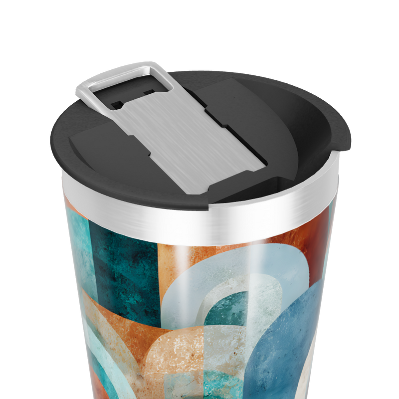 Copo Térmico - Estampado Arcos Coloridos