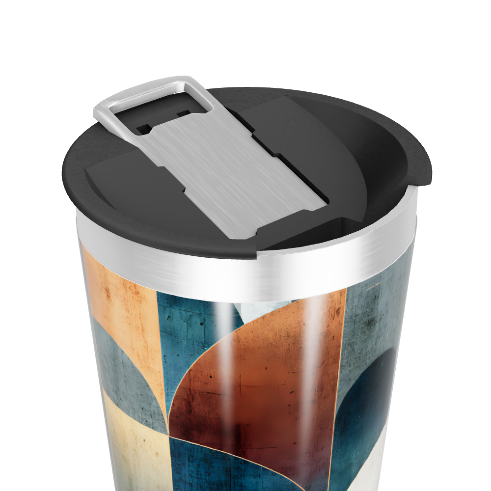 Copo Térmico - Estampa Abstrata Colorida