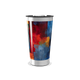 Copo Térmico - Estampa Colorida Abstrata