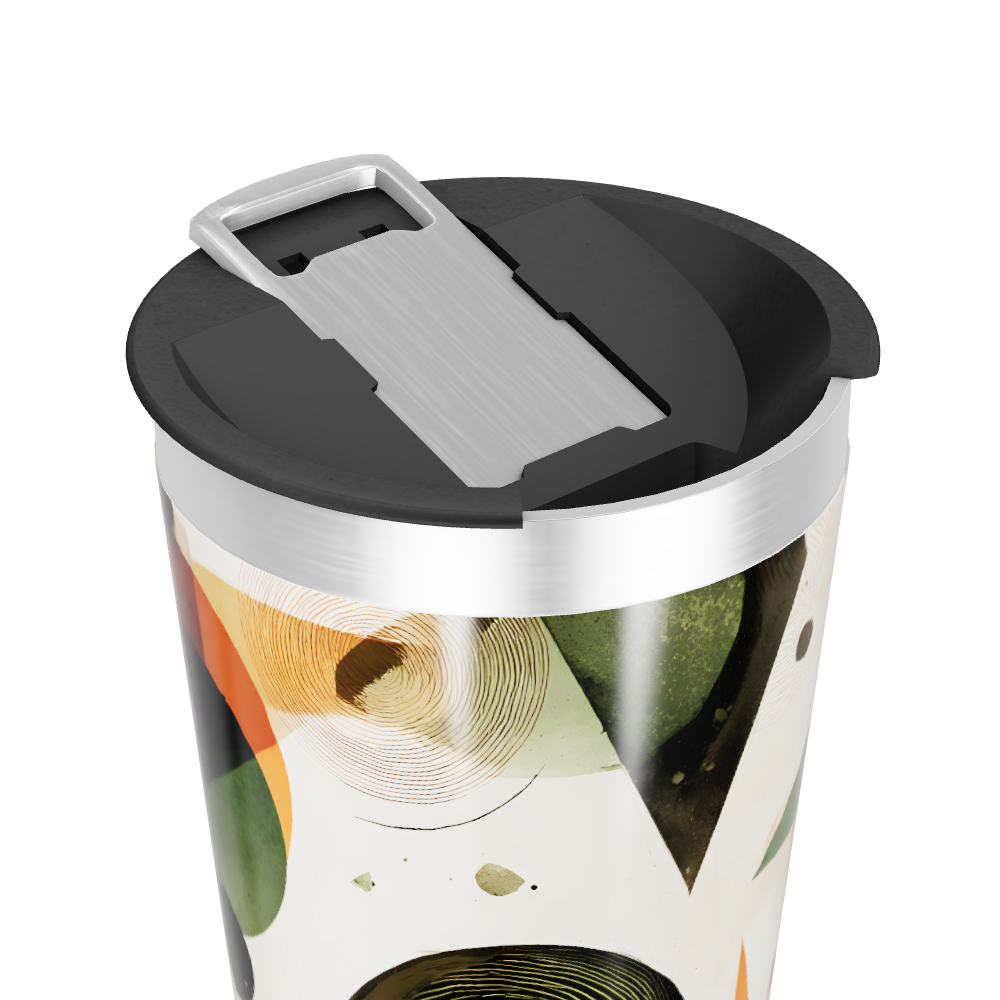 Copo Térmico - Estampa Geométrica Colorida