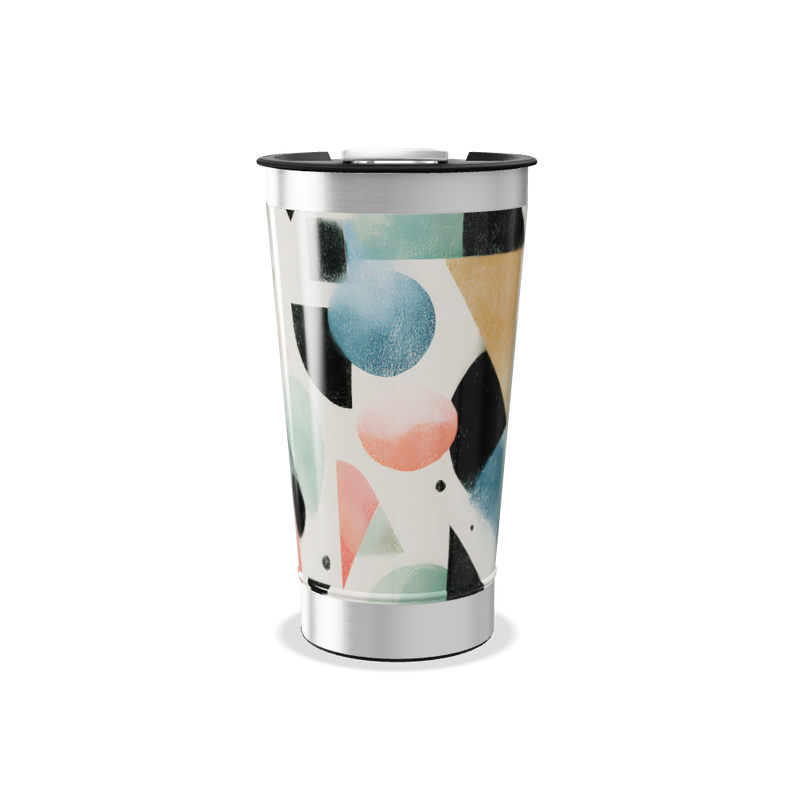 Copo Térmico - Estampa Geométrica Colorida