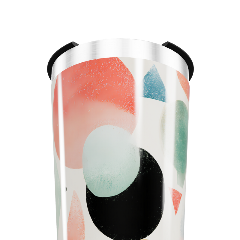 Copo Térmico - Estampa Geométrica Colorida