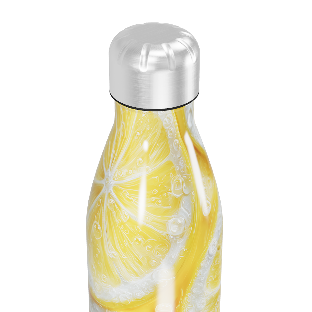 Garrafa Inox - Estampa Limão 500ml