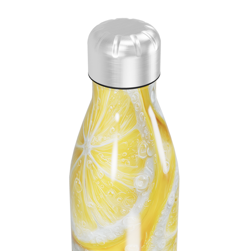 Garrafa Inox - Estampa Limão 500ml
