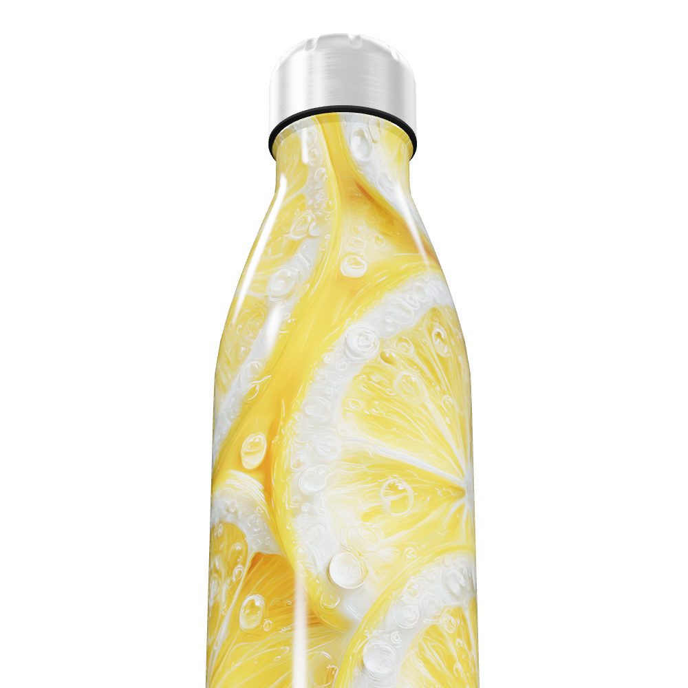 Garrafa Inox - Estampa Limão 500ml