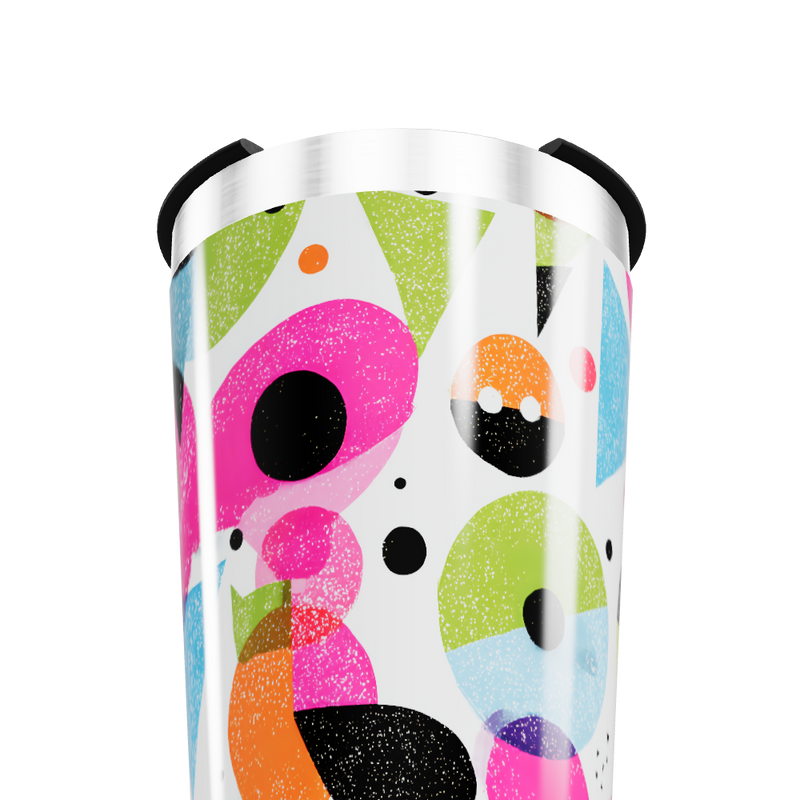 Copo Térmico - Estampa Colorida Geométrica