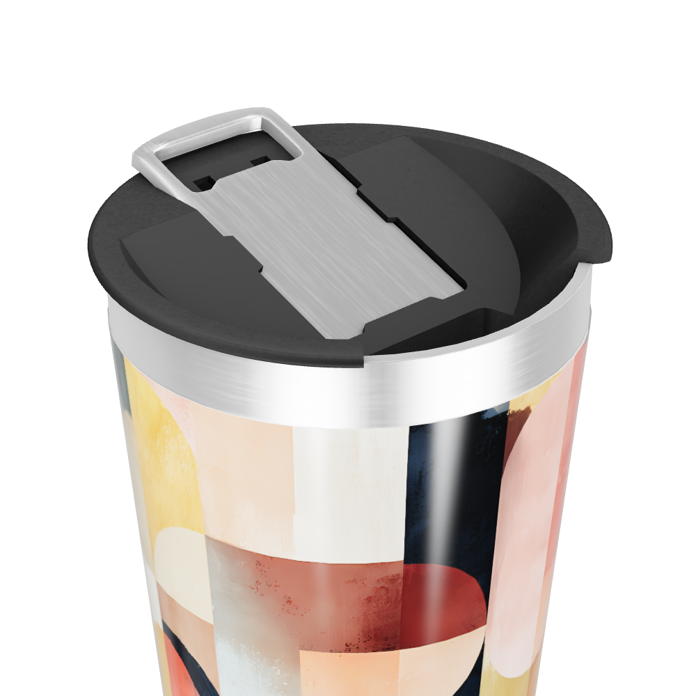 Copo Térmico - Estampa Geométrica Colorida