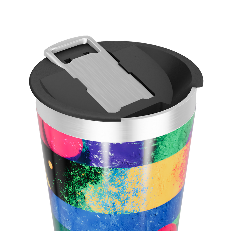 Copo Térmico - Estampa Geométrica Colorida