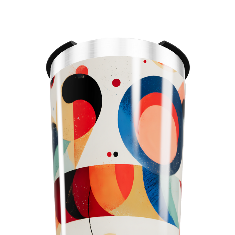 Copo Térmico - Estampa Colorida Geométrica