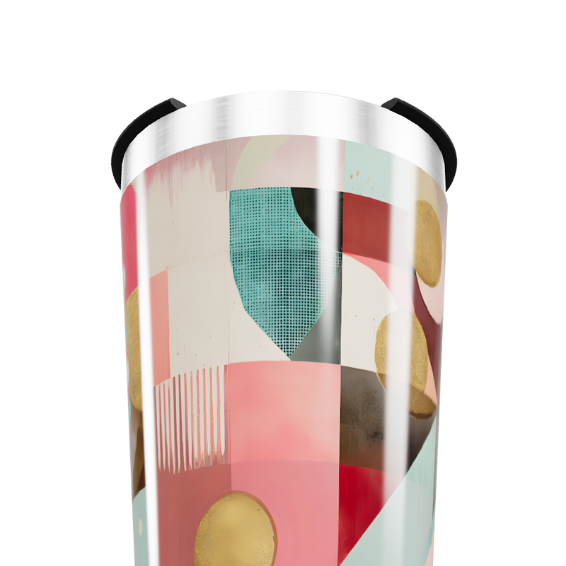 Copo Térmico - Estampa Geométrica Colorida