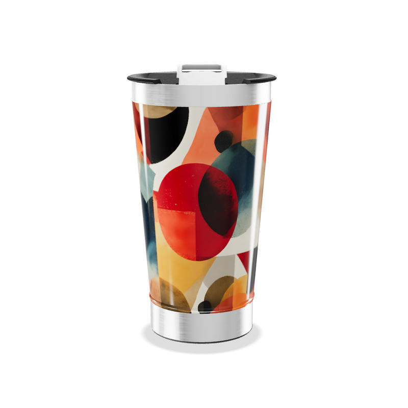 Copo Térmico - Estampa Geométrica Colorida