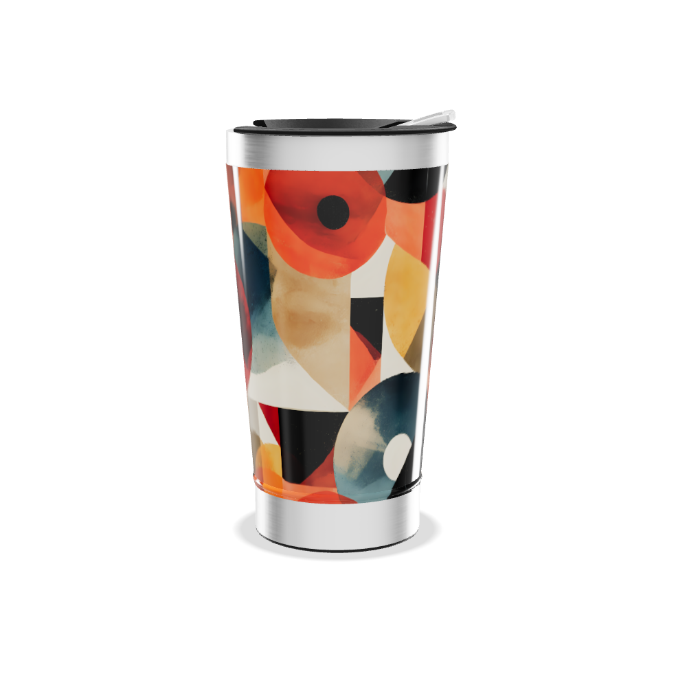 Copo Térmico - Estampa Geométrica Colorida