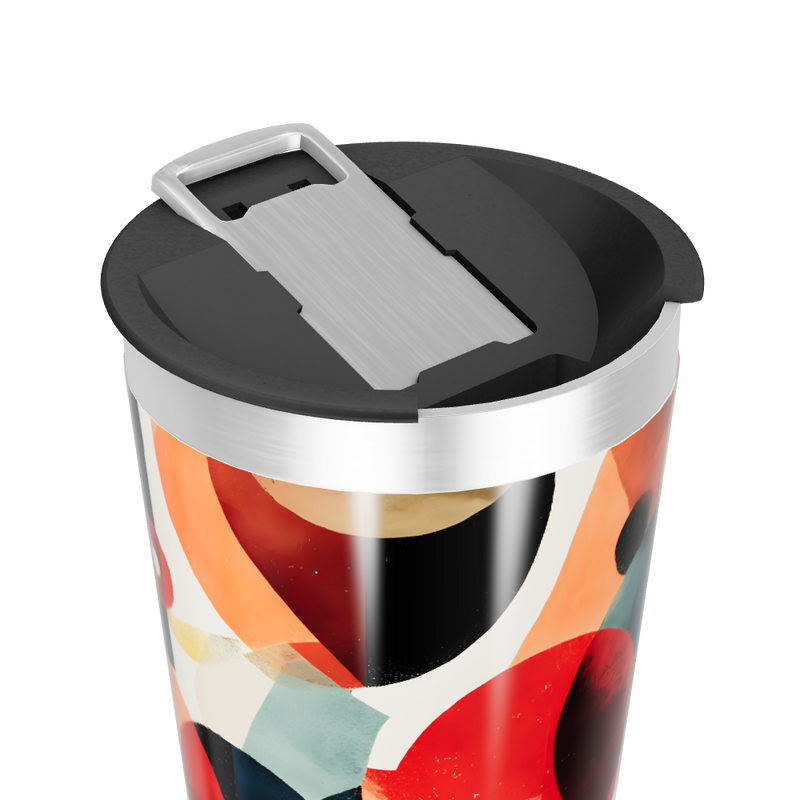 Copo Térmico - Estampa Geométrica Colorida
