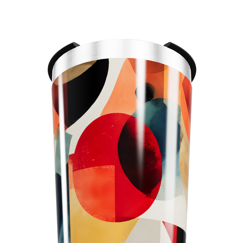 Copo Térmico - Estampa Geométrica Colorida