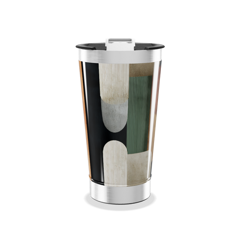 Copo Térmico - Estampa Geométrica Colorida