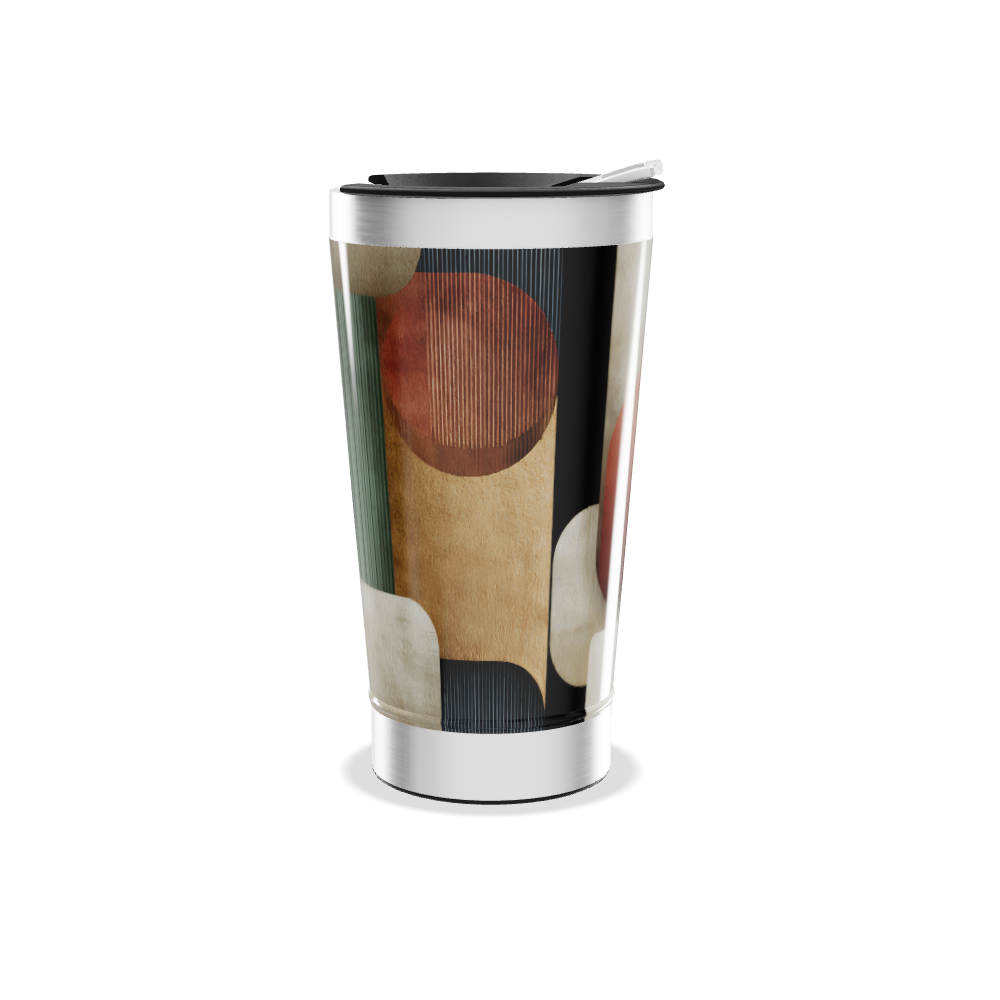 Copo Térmico - Estampa Geométrica Colorida