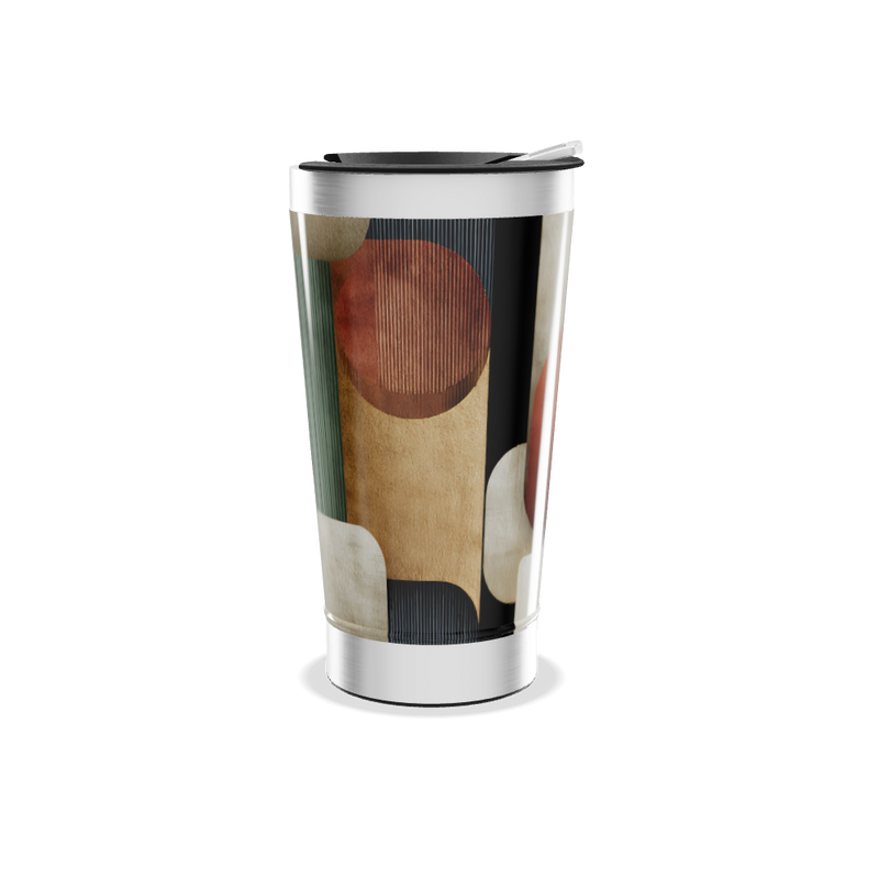 Copo Térmico - Estampa Geométrica Colorida