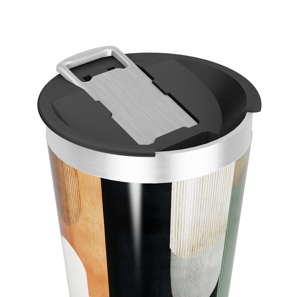 Copo Térmico - Estampa Geométrica Colorida