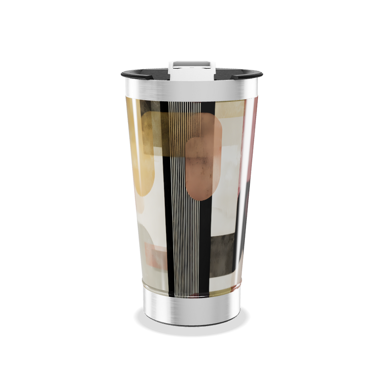 Copo Térmico - Estampa Geométrica Colorida