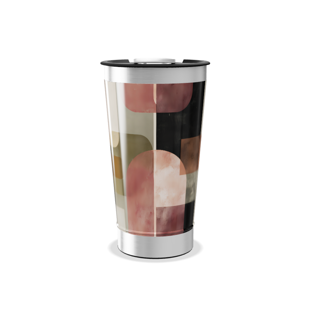Copo Térmico - Estampa Geométrica Colorida