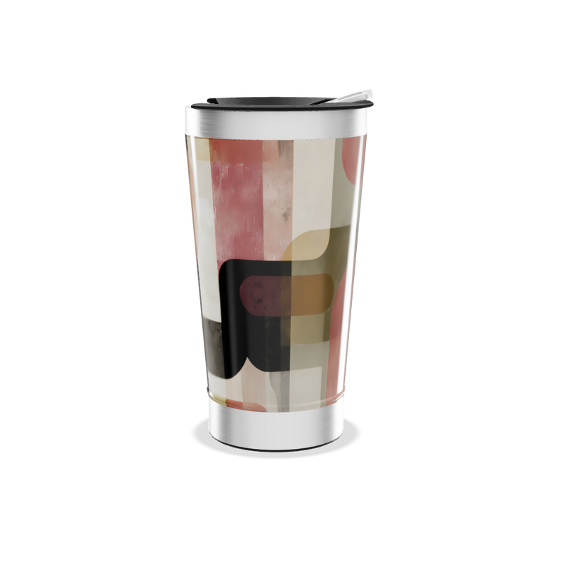 Copo Térmico - Estampa Geométrica Colorida